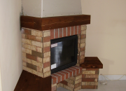 kandalló ülőpados kialakítással