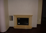 falsíkba épített kandalló