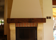 egyszerű kivitelű kandalló